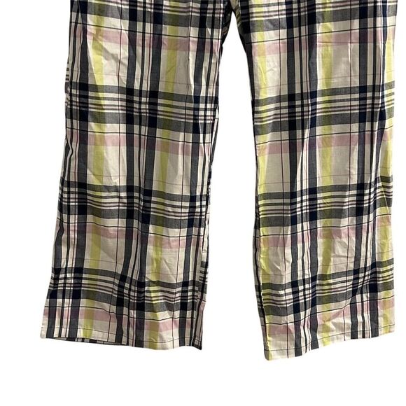 Tommy Hilfiger Womens Plaid Pajama Pants Multicolor Pink Yellow Size L - Picture 3 of 13